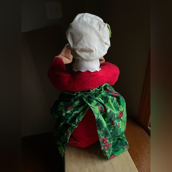 Annalee Mobilitee Dolls 1971 Mrs Claus 18" Posable Christmas Shelf Sitter USA - Picture 5 of 7